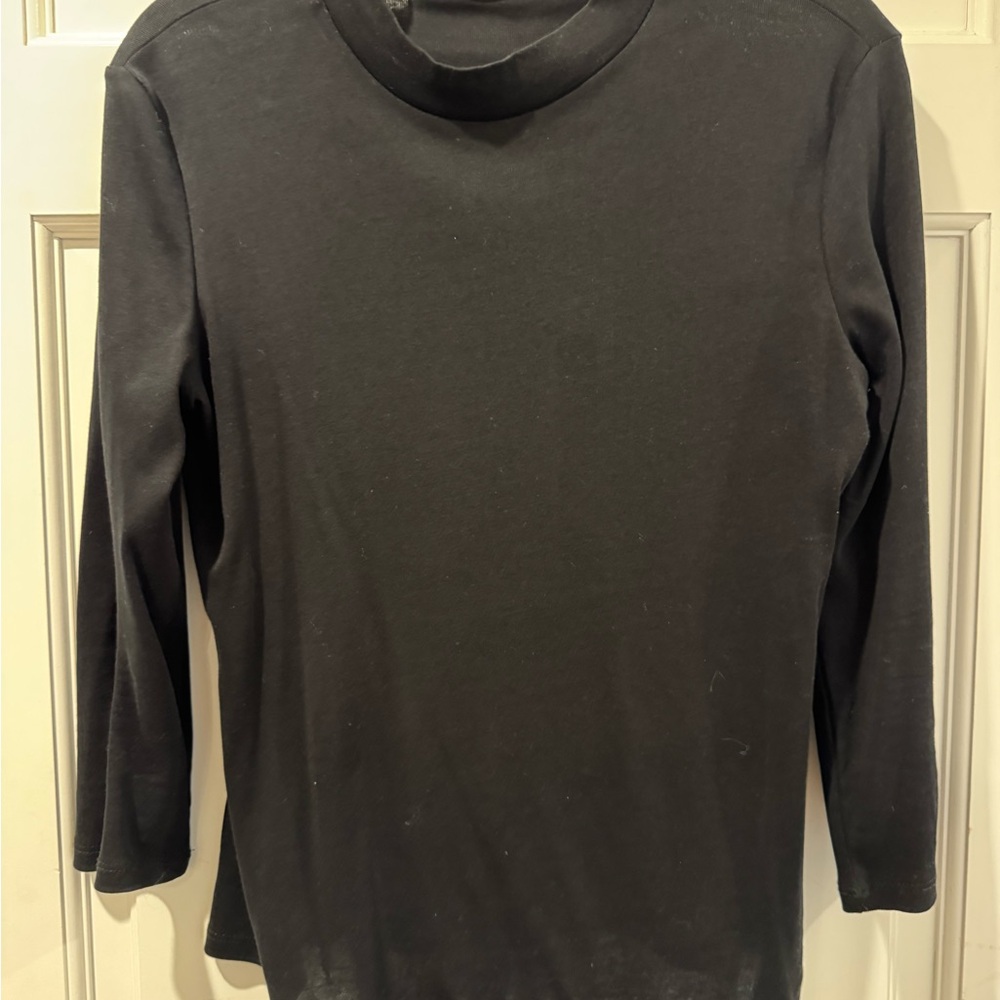 Black Long Sleeve Top by Zara